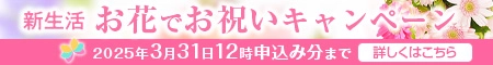 新生活お花でお祝いキャンペーン